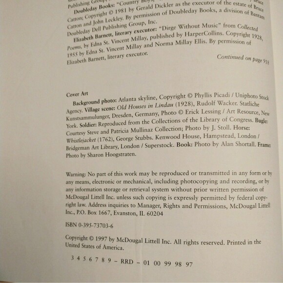 Language of Literature 8th Grade Hardcover McDougal-Littell Publishing - Picture 8 of 9